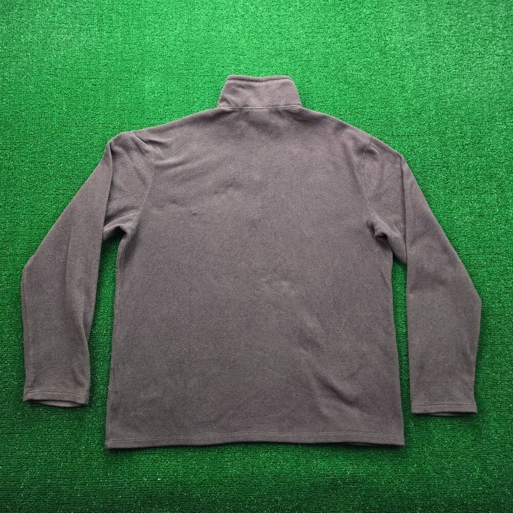 The North Face Sweatshirt Mens Large Brown 1/4 Zip Fleece‎ Pullover Outdoor